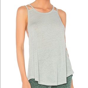 Beyond Yoga Behind-Your-Crossback Tank (Sage)